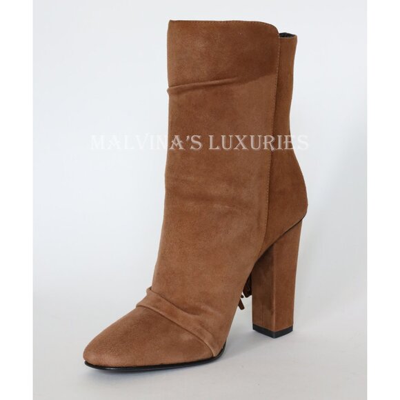 GIUSEPPE ZANOTTI BOOTS ALABAMA ANKLE BOOTIES FRINGE SUEDE LEATHER - Picture 10 of 14